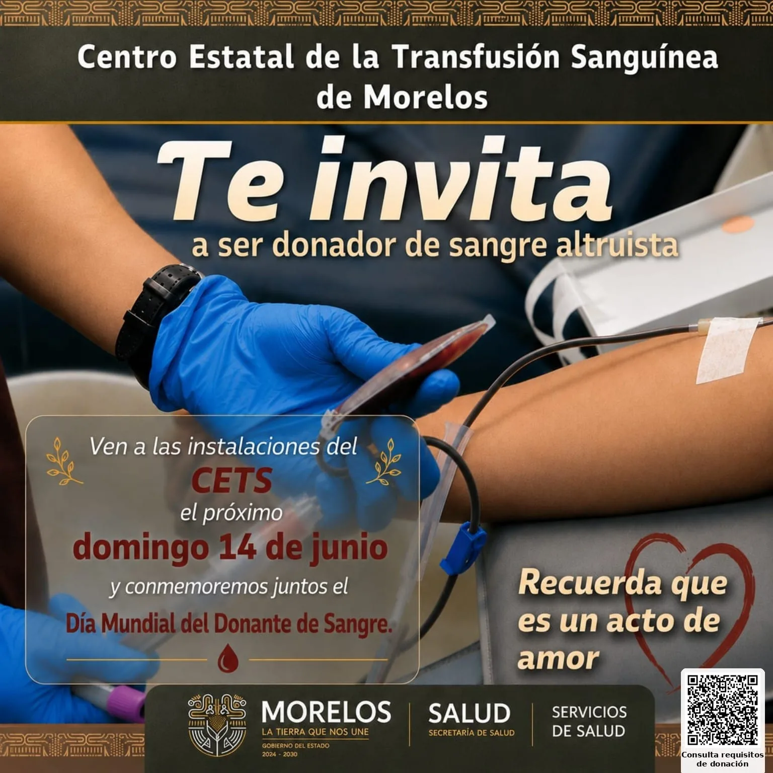 Invitación oficial del CETS Morelos