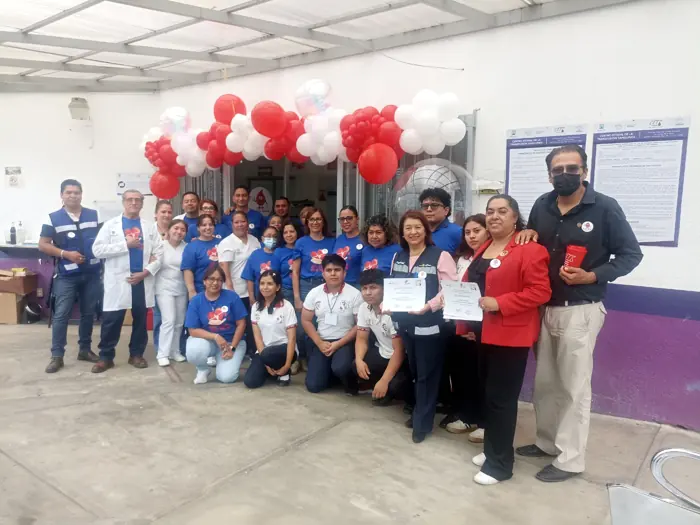Selfie de voluntarias durante la campaña